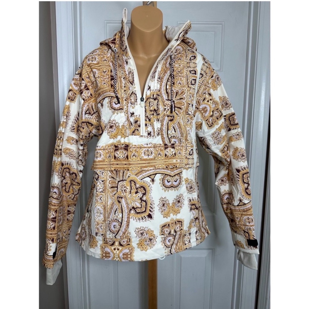 Free People ✨Golden day✨New ✨ Multicolor Patterned Jacket - Picture 2 of 15